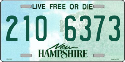NH license plate 2106373