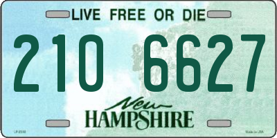 NH license plate 2106627