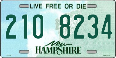 NH license plate 2108234