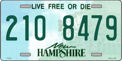 NH license plate 2108479
