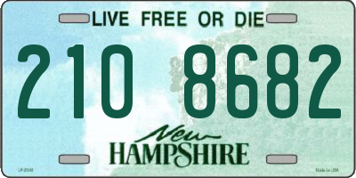 NH license plate 2108682