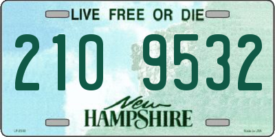 NH license plate 2109532