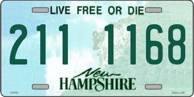 NH license plate 2111168