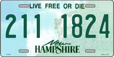 NH license plate 2111824
