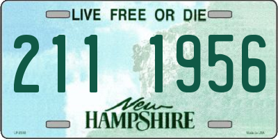 NH license plate 2111956