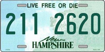 NH license plate 2112620