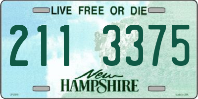 NH license plate 2113375