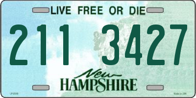 NH license plate 2113427
