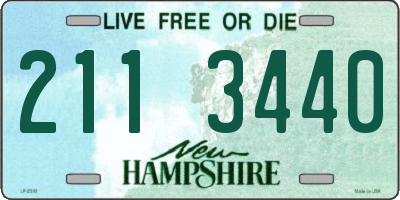 NH license plate 2113440