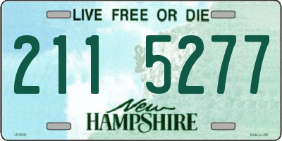 NH license plate 2115277