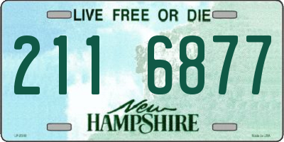 NH license plate 2116877