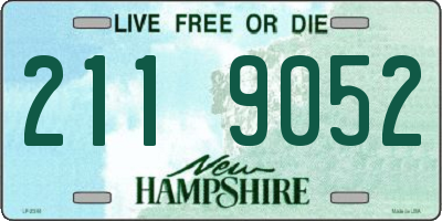 NH license plate 2119052