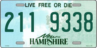 NH license plate 2119338