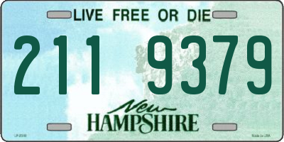NH license plate 2119379