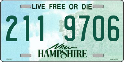 NH license plate 2119706