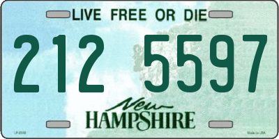 NH license plate 2125597
