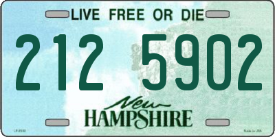 NH license plate 2125902