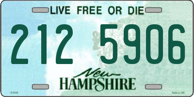 NH license plate 2125906