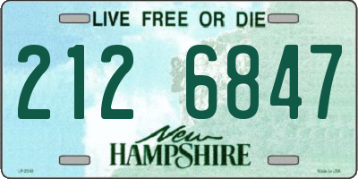 NH license plate 2126847