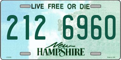 NH license plate 2126960