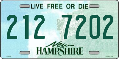 NH license plate 2127202