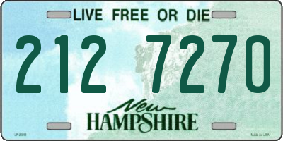 NH license plate 2127270