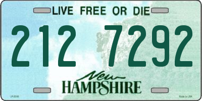 NH license plate 2127292