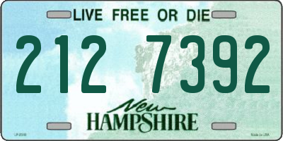 NH license plate 2127392