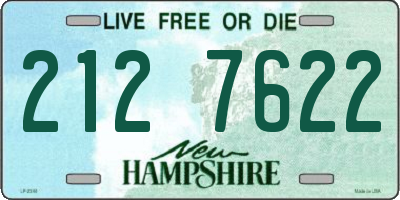 NH license plate 2127622