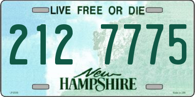 NH license plate 2127775