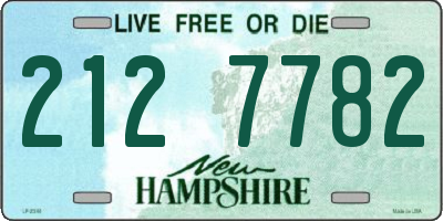 NH license plate 2127782