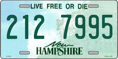 NH license plate 2127995
