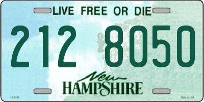 NH license plate 2128050
