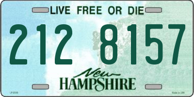 NH license plate 2128157