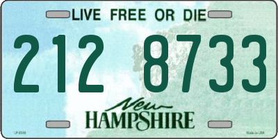 NH license plate 2128733