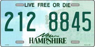 NH license plate 2128845
