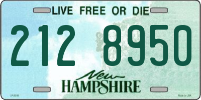NH license plate 2128950