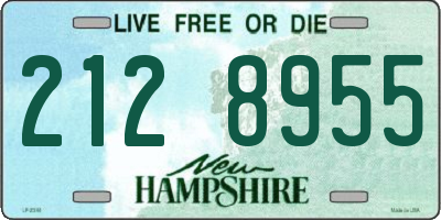NH license plate 2128955