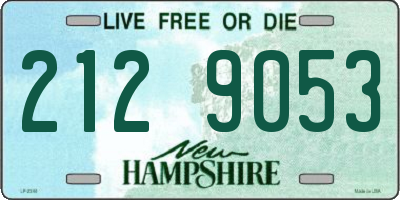 NH license plate 2129053