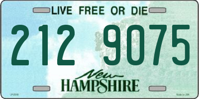 NH license plate 2129075