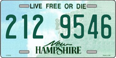 NH license plate 2129546