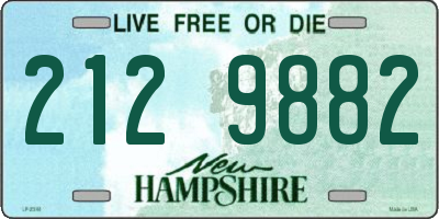 NH license plate 2129882