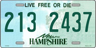 NH license plate 2132437
