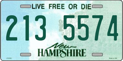 NH license plate 2135574