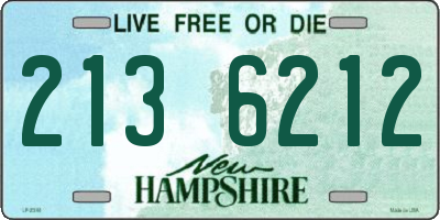 NH license plate 2136212