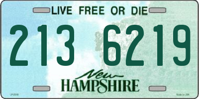 NH license plate 2136219