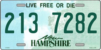 NH license plate 2137282