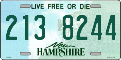 NH license plate 2138244