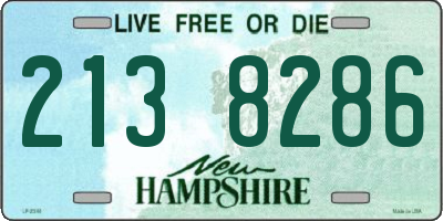 NH license plate 2138286