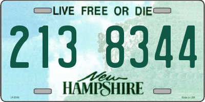 NH license plate 2138344